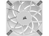 Corsair iCUE AF120 RGB ELITE WHITE 120mm PWM Fan Kit, Triple Pack in White