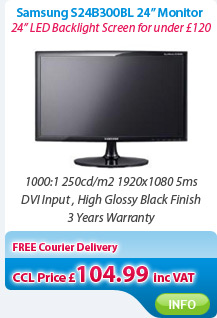 Samsung S24B300BL (24 inch) LED Monitor 