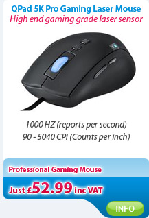 QPad 5K Pro Gaming Laser 