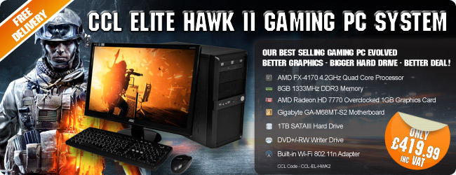 CCL Elite Hawk II Gaming PC