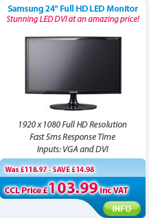 Samsung S24B300BL 24 Full HD LED Monitor