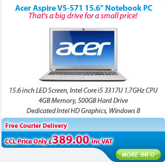 Acer Aspire V5-571 15.6inch 4GB 500GB Core i5 Laptop