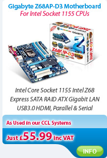 Gigabyte Z68AP-D3 Socket 1155 ATX Motherboard