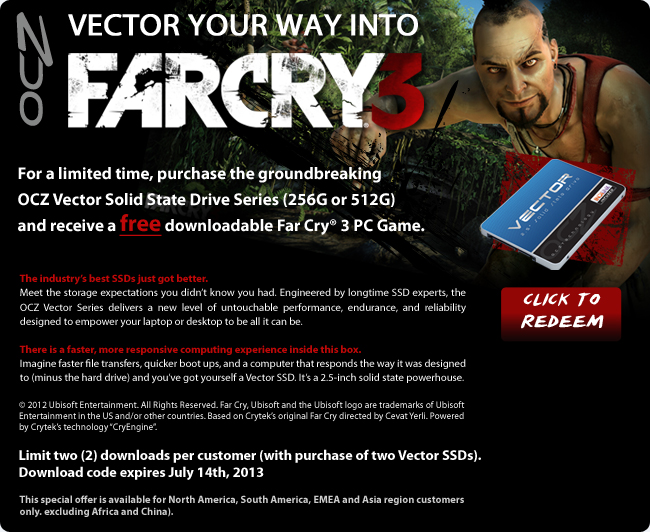 OCZ Vector SSD with FarCry3