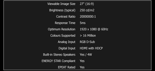 AOC i2757Fh 27inch Full HD LED IPS Monitor