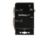 StarTech.com 2 Port Industrial Wall Mountable USB to Serial Adaptor Hub with DIN Rail Clips