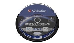 Verbatim M-Disc 25GB BD-R 4x Spindle (10 Pack)