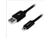 StarTech.com (2m) Long Black Apple 8-pin Lightning Connector to USB Cable for iPhone, iPod, iPad