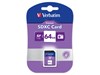 Verbatim SD SDXC (64GB) Memory Card exFAT File System Class 10 104MB/s 