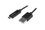 StarTech.com (1m) USB To Micro USB Cable M/M Charging Cable With Led Light (Black)