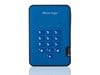 iStorage diskAshur2  4TB Mobile External Solid State Drive in Blue - USB3.0