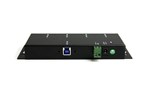 StarTech.com Mountable 4 Port Rugged Industrial SuperSpeed USB 3.0 Hub (Black)