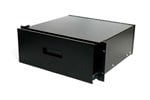 StarTech.com 4U Black Steel Storage Drawer for 19 inch Racks and Cabinets