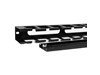 StarTech.com 1U Horizontal Finger Duct Rack Cable Management Panel with Cover