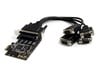 StarTech.com 4 Port RS232 PCI Express Serial Card with Breakout Cable