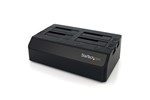 StarTech.com USB 3.0 to 4-Bay SATA 6Gbps Hard Drive Docking Station with UASP and Dual Fans - 2.5/3.5in SSD / HDD Dock