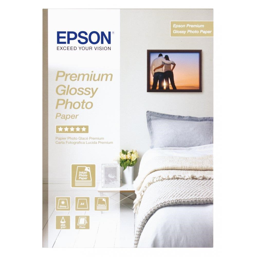 Epson Premium (A3+) 250g/m2 Glossy Photo Paper (White) 1 Pack of 20