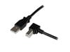 StarTech.com (3m) USB Type-A to USB Type-B Adaptor Cable - Right Angled (Black)