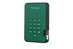 iStorage diskAshur2  4TB Mobile External Solid State Drive in Green - USB3.0