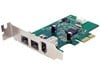 StarTech.com 3 Port 2b 1a Low Profile 1394 PCI Express FireWire Card Adaptor