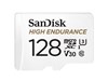 SanDisk High Endurance 128GB microSDXC Memory Card with SD Adaptor