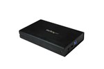 StarTech 3.5 inch Black USB 3.0 External SATA III Hard Drive Enclosure