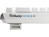 Ducky One 3 Classic SF Mechanical USB Keyboard in Pure White, 65%, RGB, UK Layout, Cherry MX Silent Clear Switches