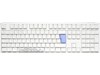 Ducky One 3 Classic Mechanical USB Keyboard in Pure White, Full-size, RGB, UK Layout, Cherry MX Silent Red Switches