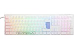 Ducky One 3 Classic Mechanical USB Keyboard in Pure White, Full-size, RGB, UK Layout, Cherry MX Clear Switches