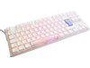 Ducky One 3 Classic TKL Mechanical USB Keyboard in Pure White, Tenkeyless, RGB, UK Layout, Cherry MX Brown Switches