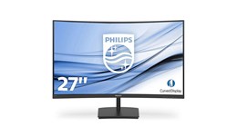 Philips E Line 271E1SCA 27 inch Curved Monitor - Full HD, 4ms, Speakers, HDMI