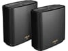 ASUS ZenWiFi XT9 Whole Home Mesh Wi-Fi System in Black, 2-Pack