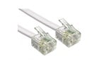 Cables Direct 2m RJ-11 to RJ-11 Modem Cable in White