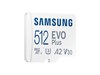Samsung EVO Plus memory card 512 GB MicroSDXC UHS-I Class 10 2021 + Adapter