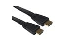 Cables Direct 10m Flat HDMI 1.4 High Speed with Ethernet Cable