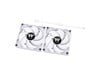 Thermaltake CT120 PC Cooling Fan in White (2-Fan Pack)
