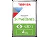 Toshiba S300 4TB SATA III 3.5"" Hard Drive - 5400RPM, 128MB Cache