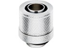 Corsair Hydro X Series XF Compression 10-13mm ID-OD Fittings Four Pack in Chrome
