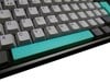 Ducky MIYA Pro Moonlight 65% USB Mechanical Keyboard in Black with White LED Backlit Keys, Cherry MX Blue Switches