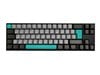 Ducky MIYA Pro Moonlight 65% USB Mechanical Keyboard in Black with White LED Backlit Keys, Cherry MX Blue Switches