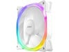 Antec Fusion ARGB 120mm Case Fan Five Pack in White with ARGB Controller