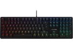 CHERRY G80-3000N RGB Mechanical Keyboard in Black with Cherry MX Silent Red Switches, UK