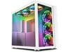 GameMax Infinity Mid Tower Tempered Glass PC Case - White