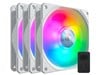 Cooler Master SickleFlow 120 ARGB White Edition 3-in-1 Chassis Fan Pack