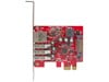 StarTech.com 3-port PCI Express USB 3.0 Card + Gigabit Ethernet