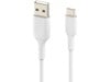 Belkin USB-C to USB-A 1M Cable - White