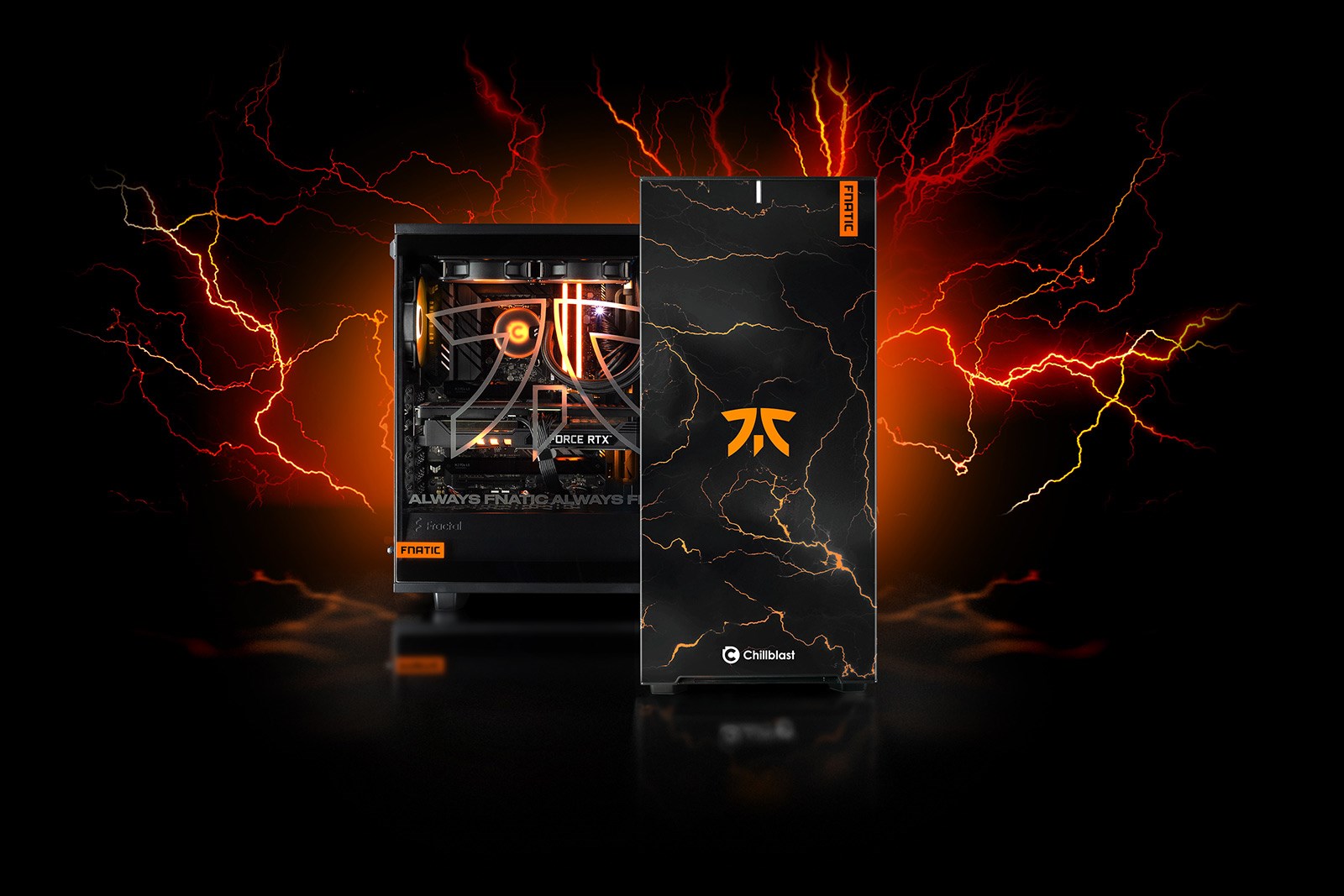 Chillblast x FNATIC Champion Bolt Gaming PC