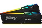 Kingston FURY Beast RGB 16GB (2x8GB) 6000MHz DDR5 Memory Kit