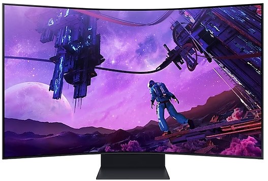 The Curved Samsung Odyssey Ark from the front