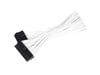 Silverstone PP07-MBW 24-pin ATX 300mm Extension Cable Sleeved in White